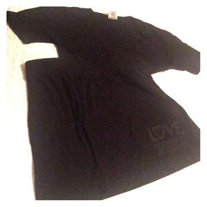 Victoria’s Secret pink black sleepwear/ coverup